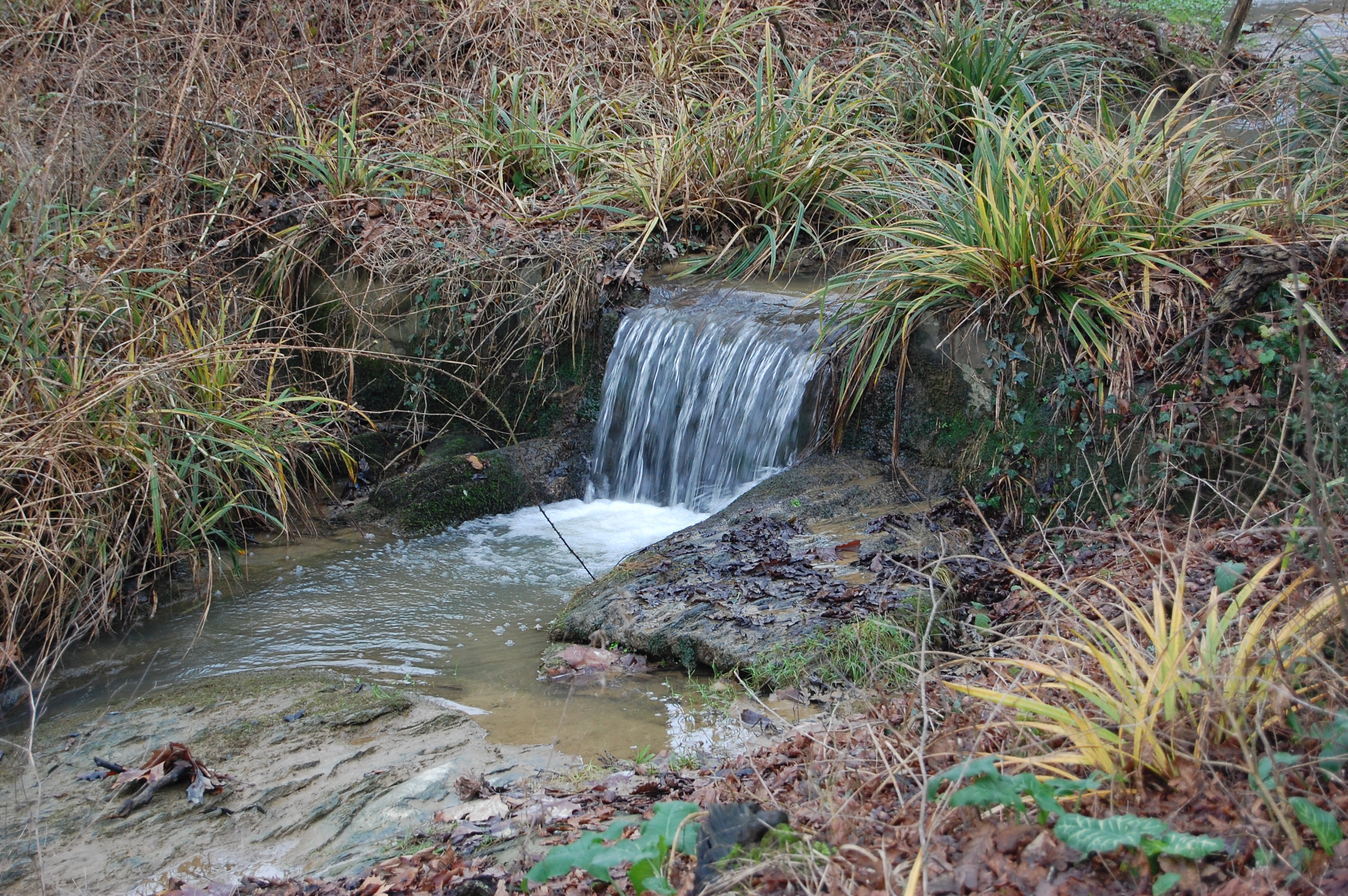 Arroyo y piedras que servían como lavadero