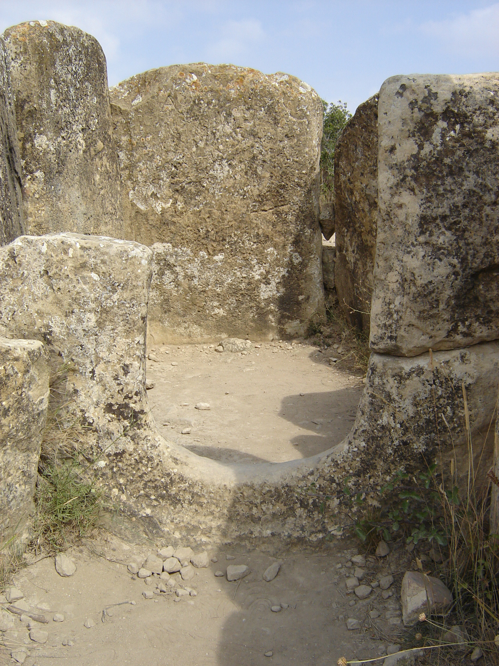 Detalle de la entrada a la cámara funeraria. (JAV)