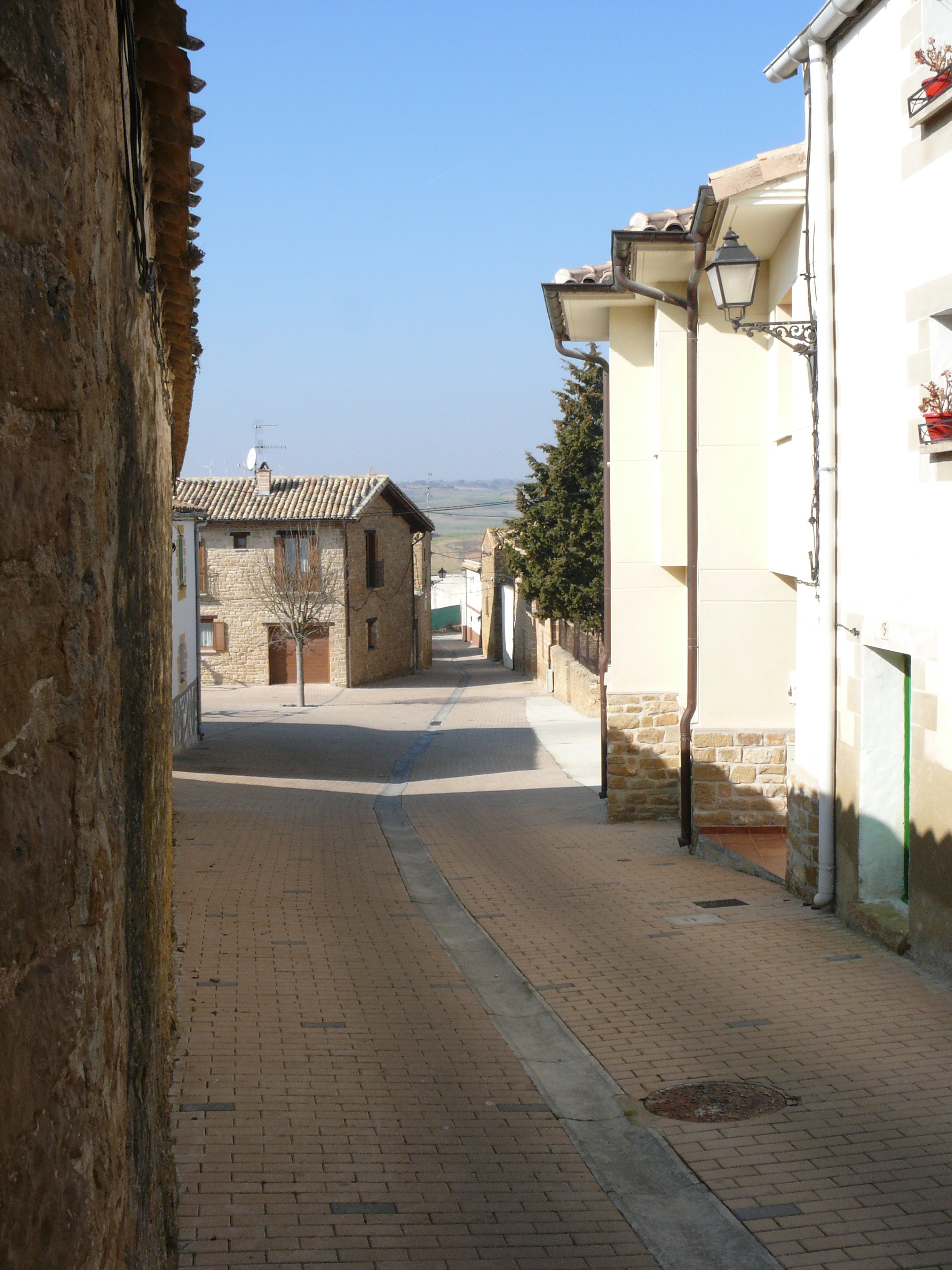 Calle Mayor de Barásoain. (JAV)