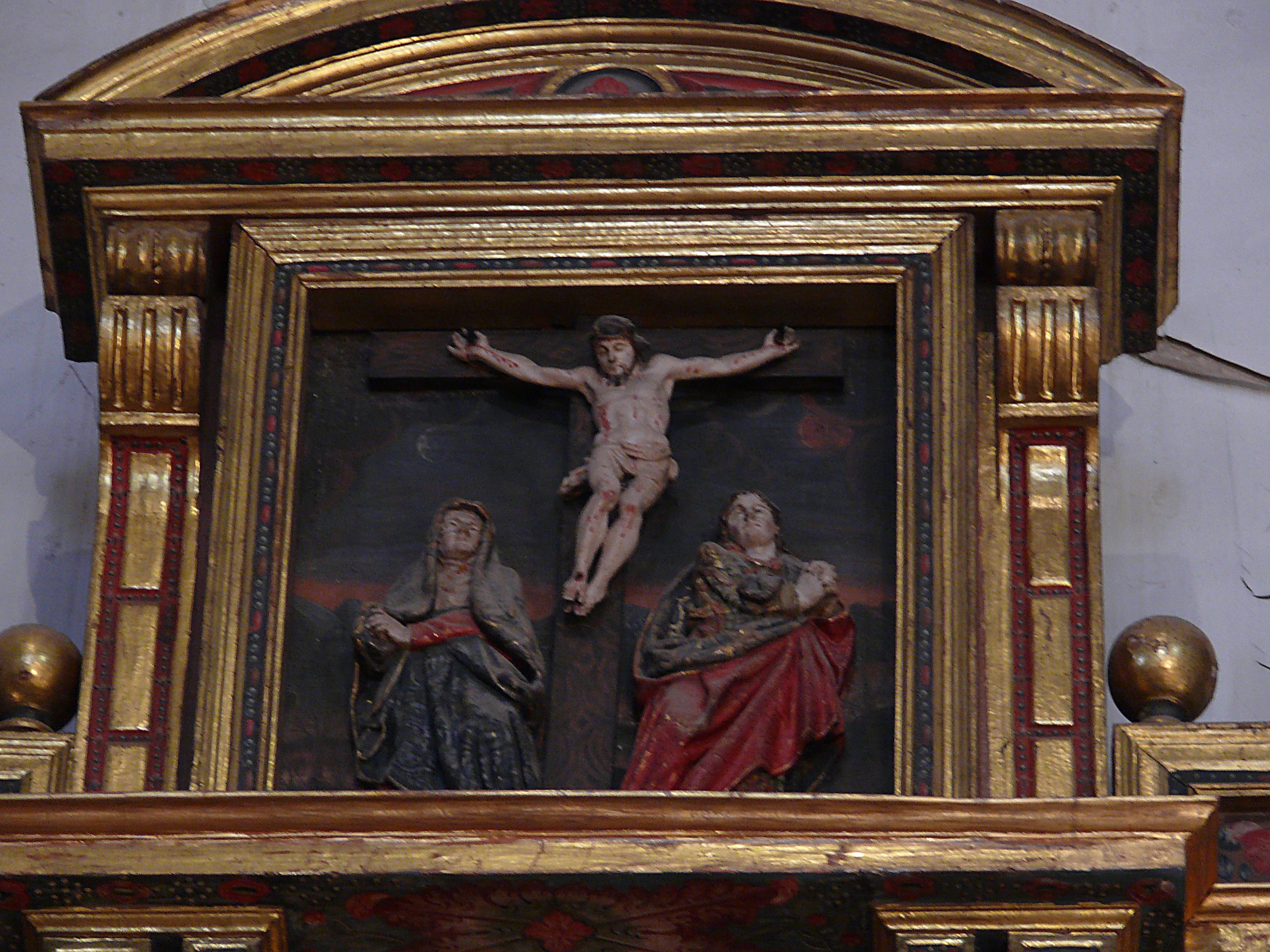 Atico del retablo. Calvario. (JAV)