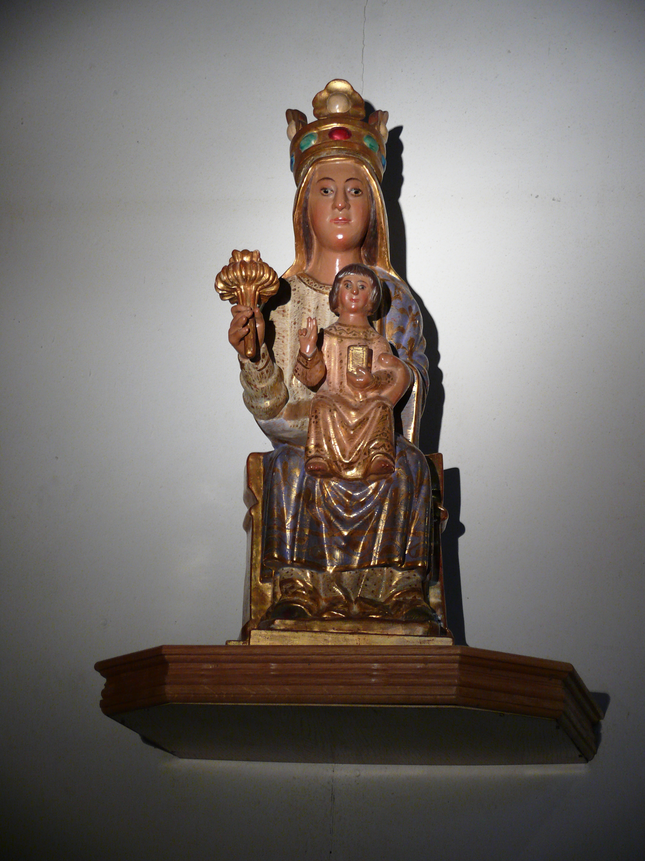Imagen de la Virgen de Egipto. Patrona de Barásoain. (JAV)