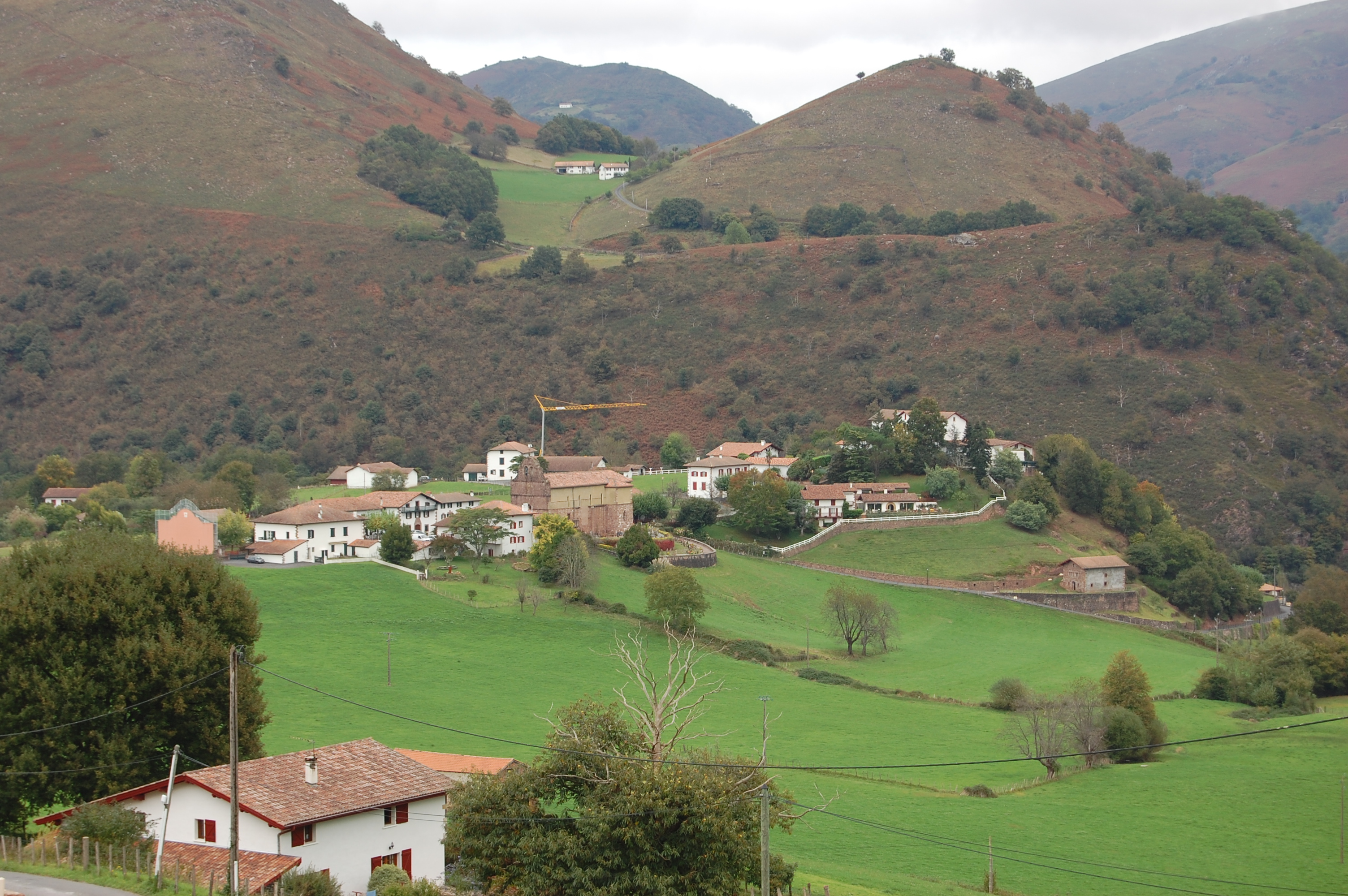 Vista general desde la carretera de Artzamendi
