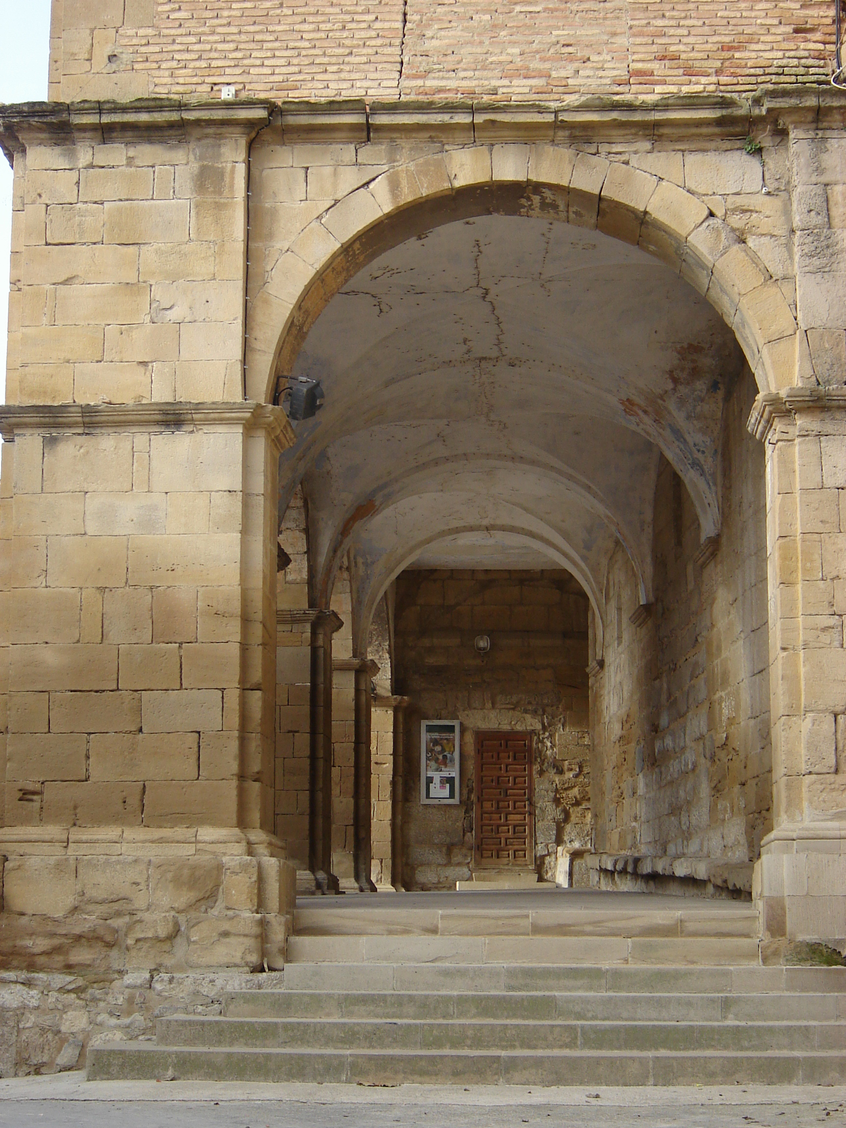 Interior del pórtico. (JAV)