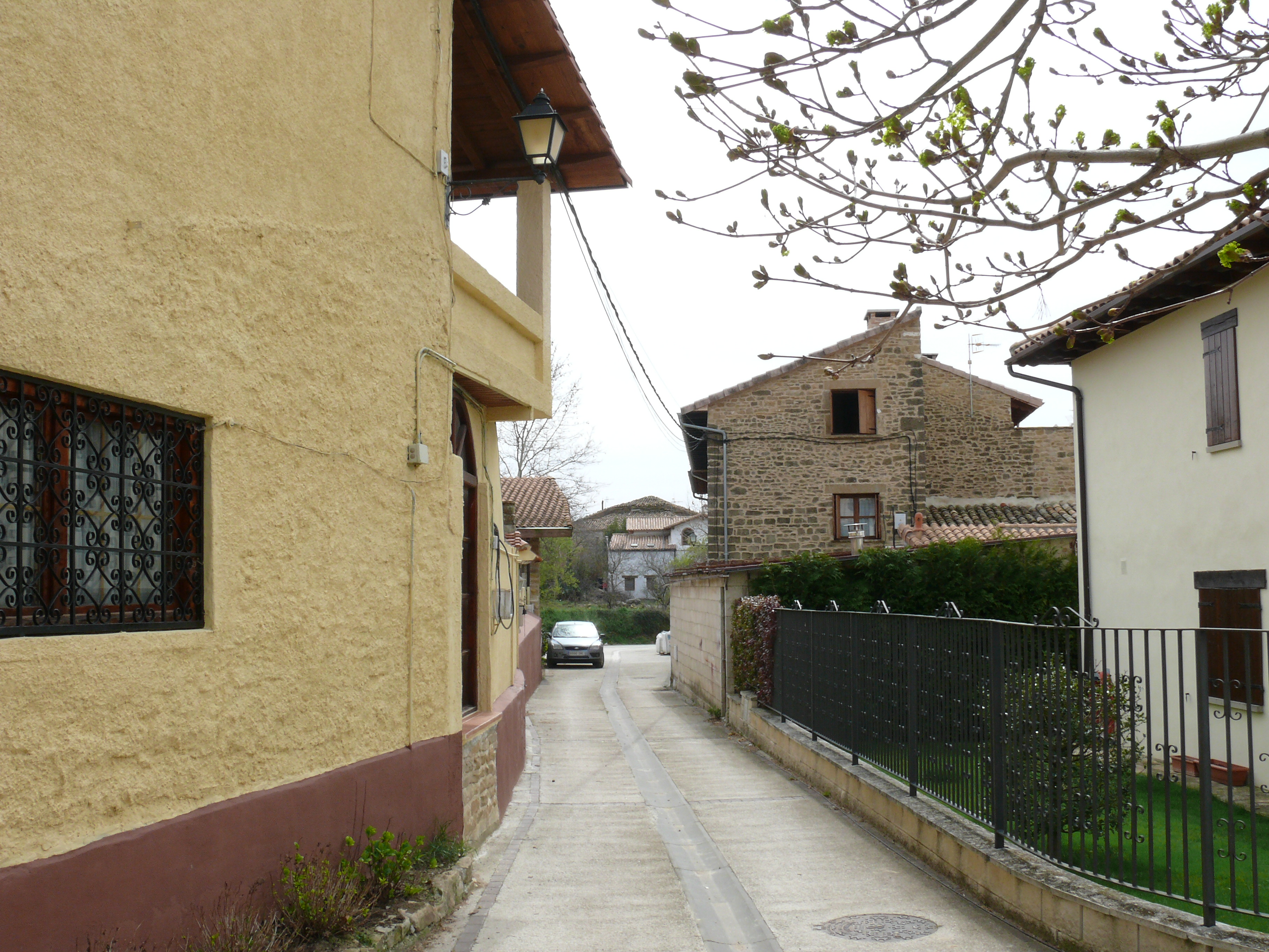 Tramo final de la Calle Zaldúa.