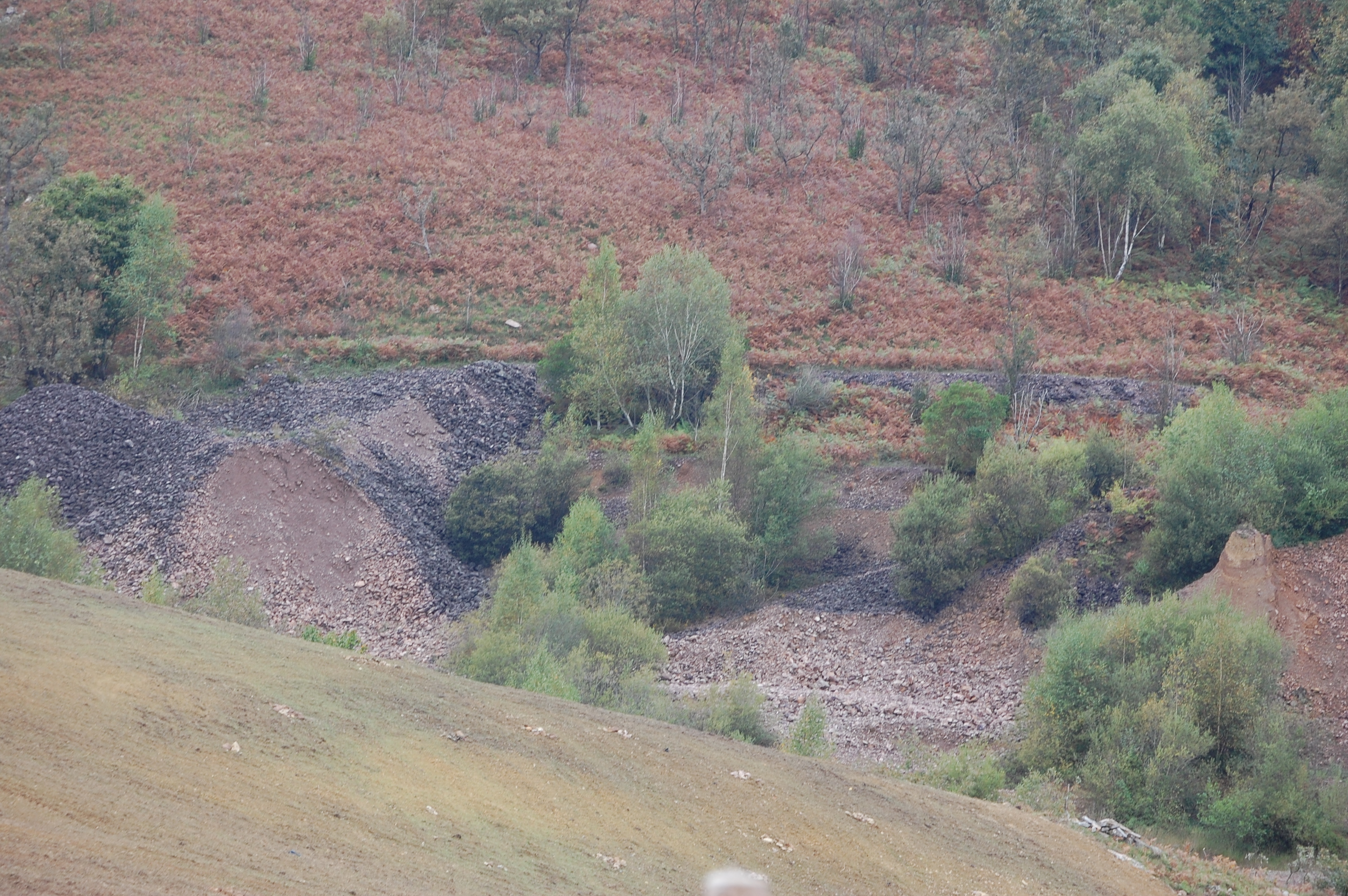 Cantera para la extracción del hierro de Larla