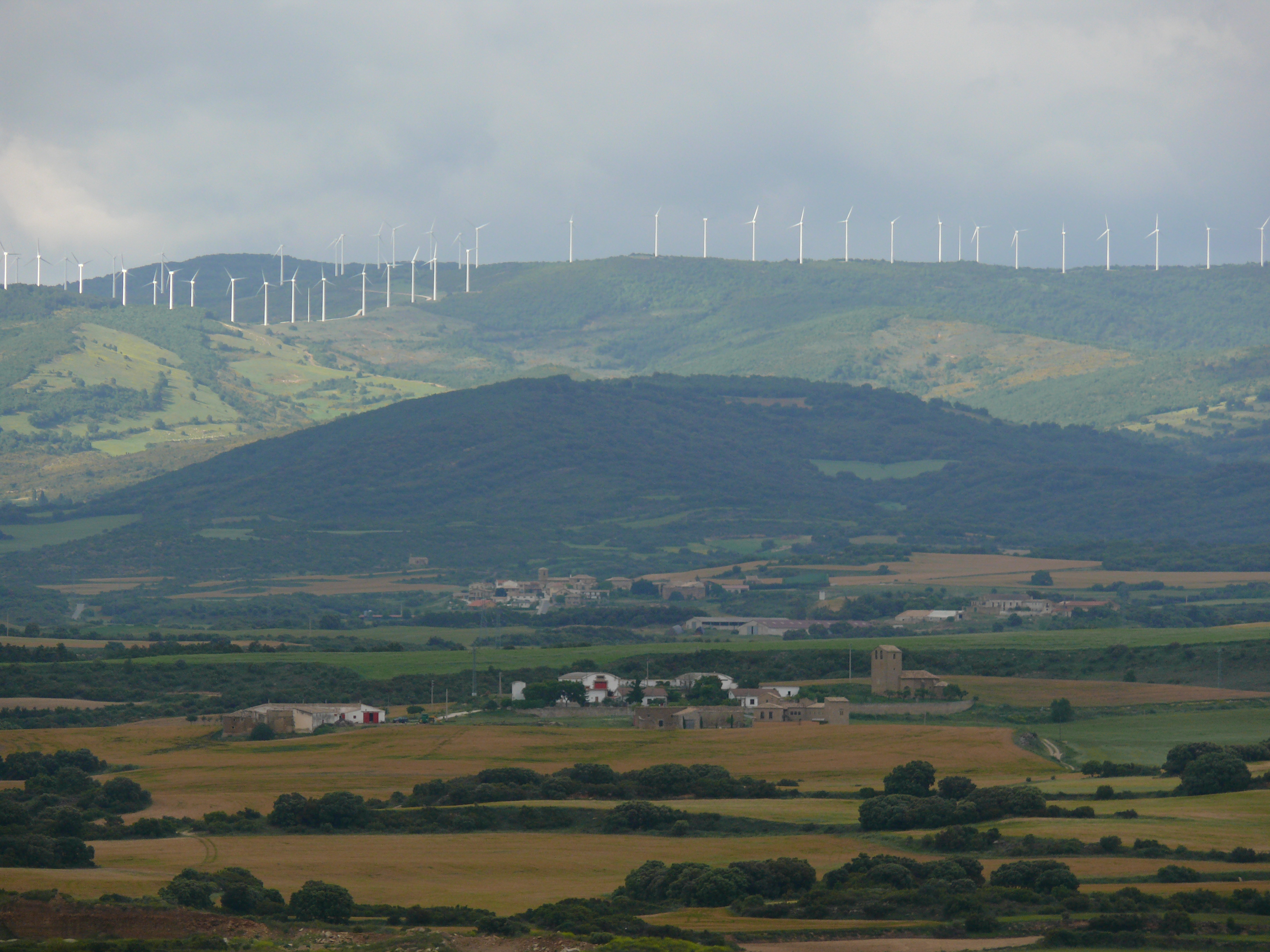 Sansomáin en primer plano. Encima Lepuzain, Solchaga y Ntra. Sra. de Arrazubi sobre éste último. (JAV)