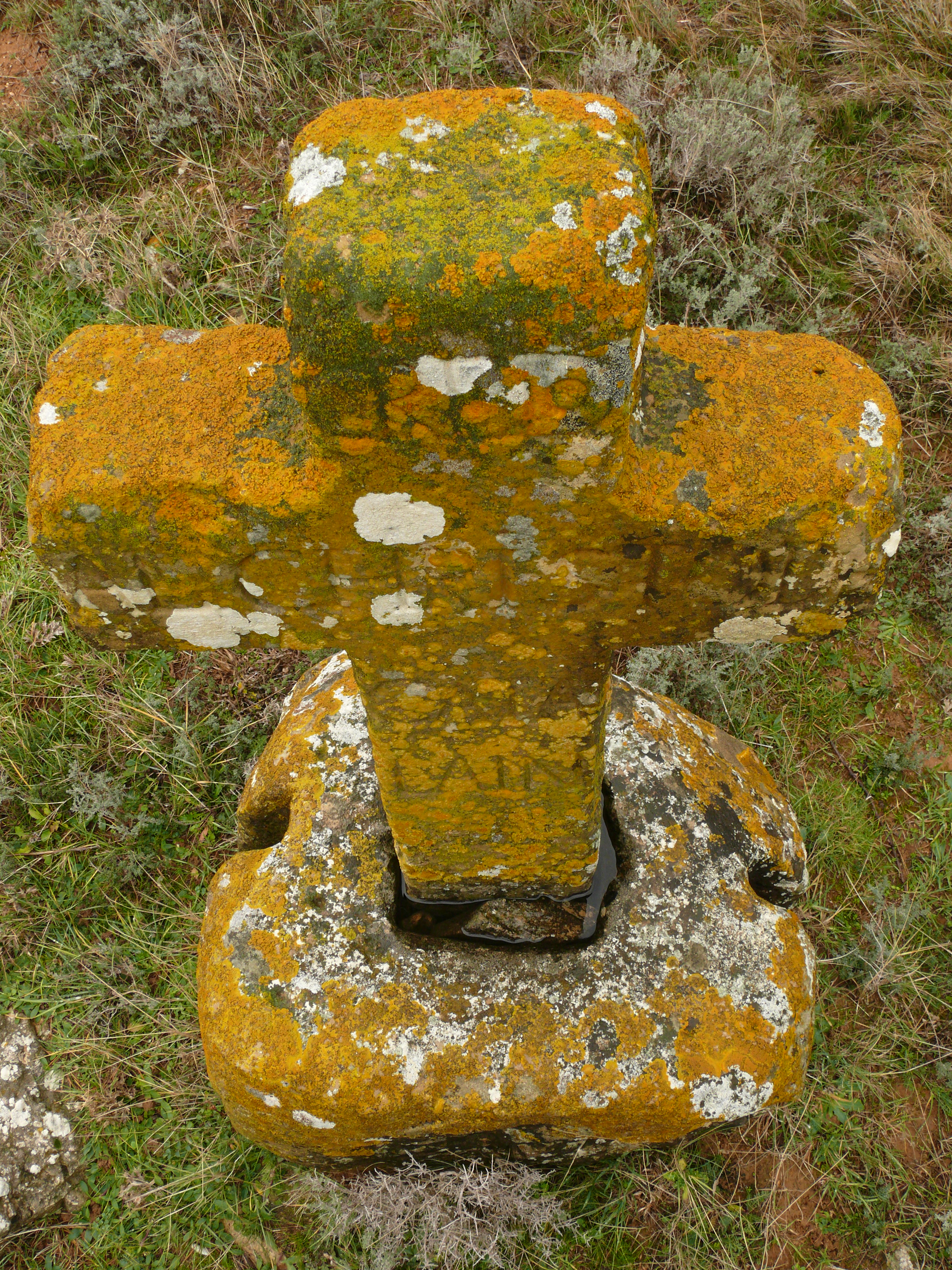 Pedestal de la cruz. (JAV)
