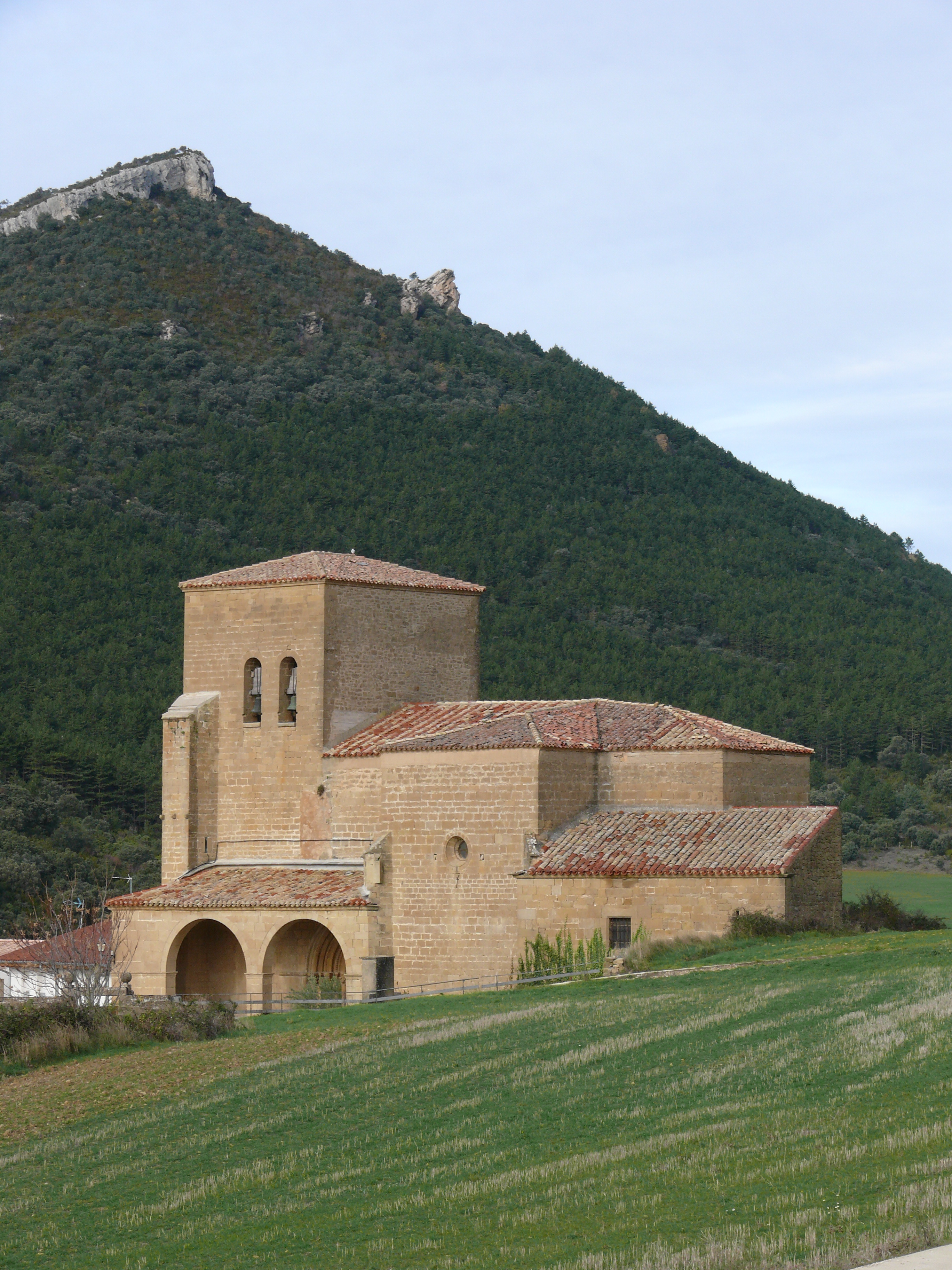 Vista general de la iglesia de San Millán. (JAV)